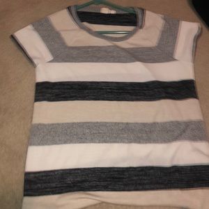 stripped Gap t-shirt. Dri-fit.